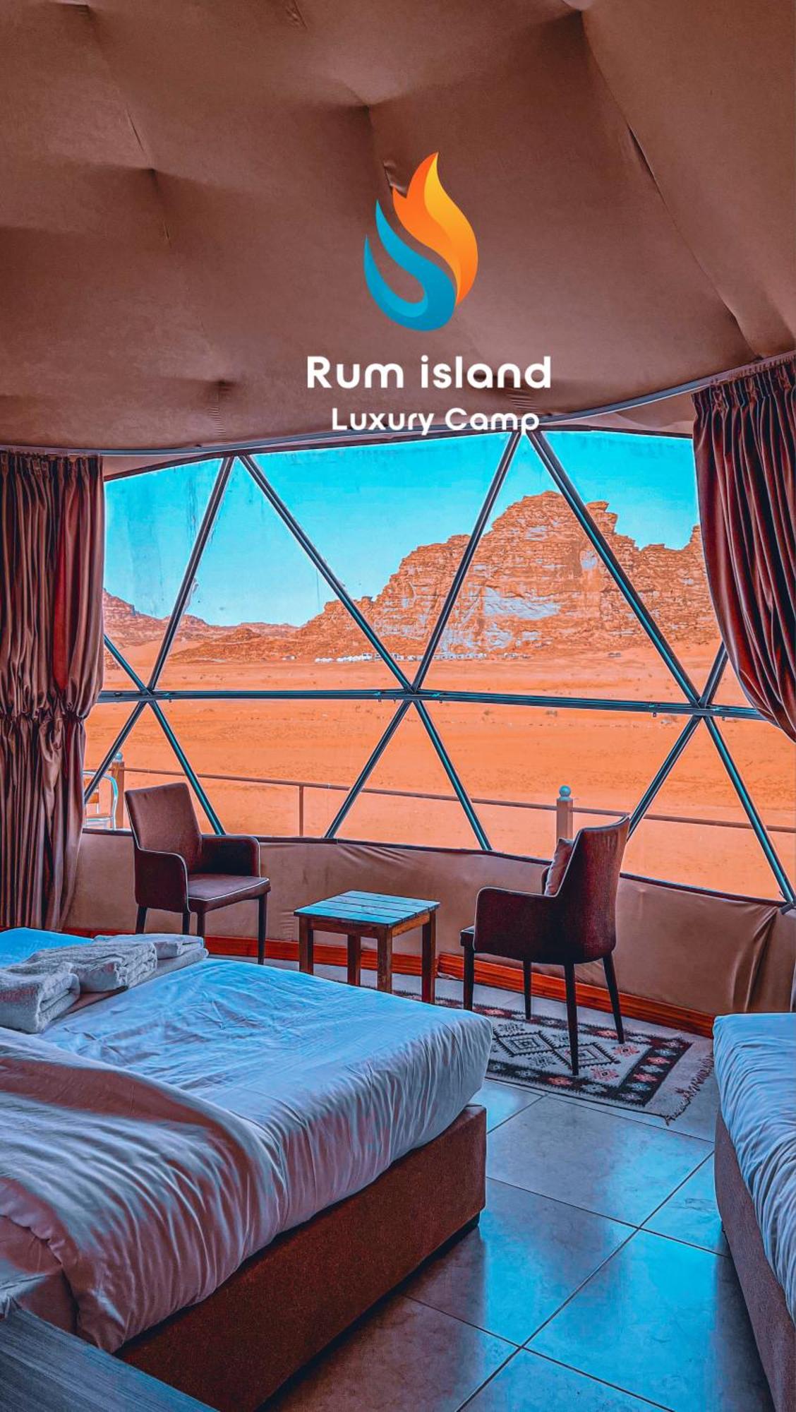 Rum Island Luxury Camp & Bubbles Hotel Wadi Rum Exterior foto