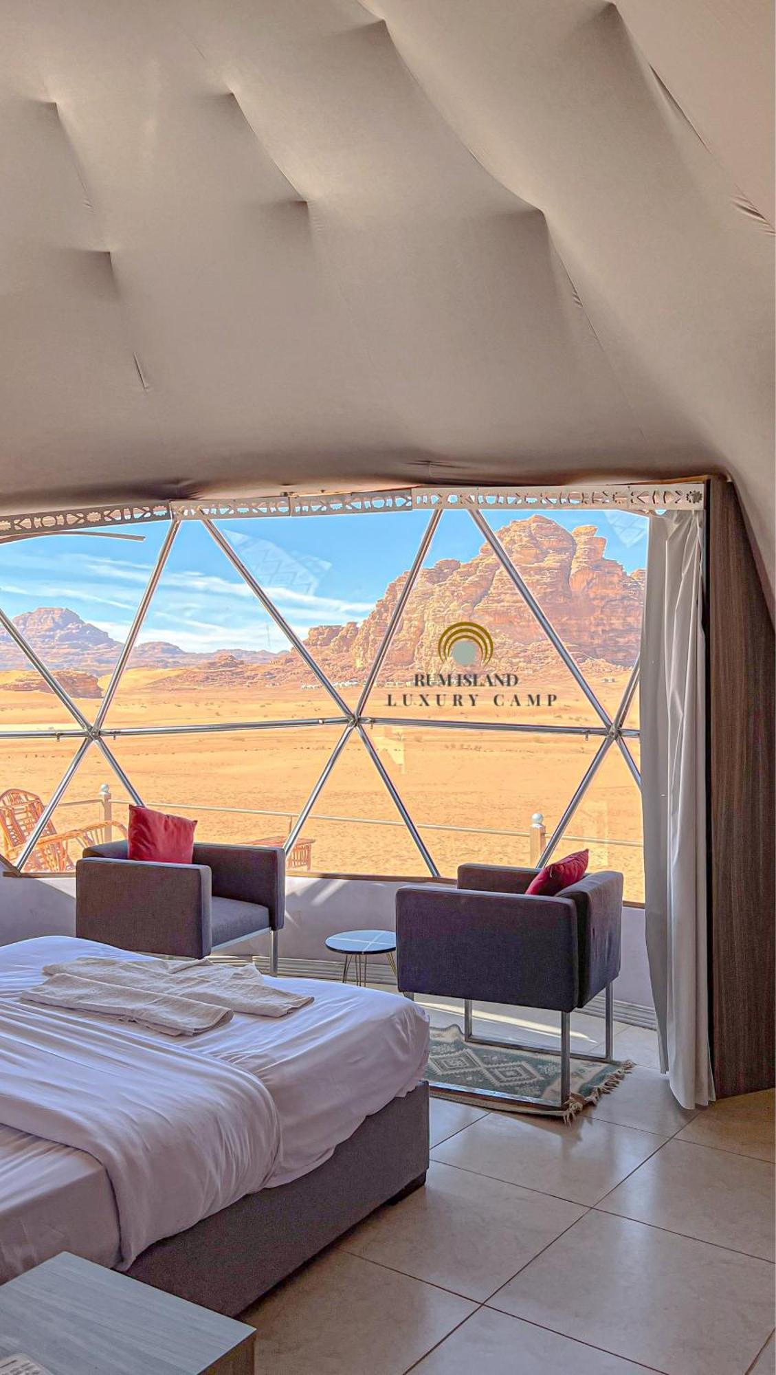 Rum Island Luxury Camp & Bubbles Hotel Wadi Rum Exterior foto