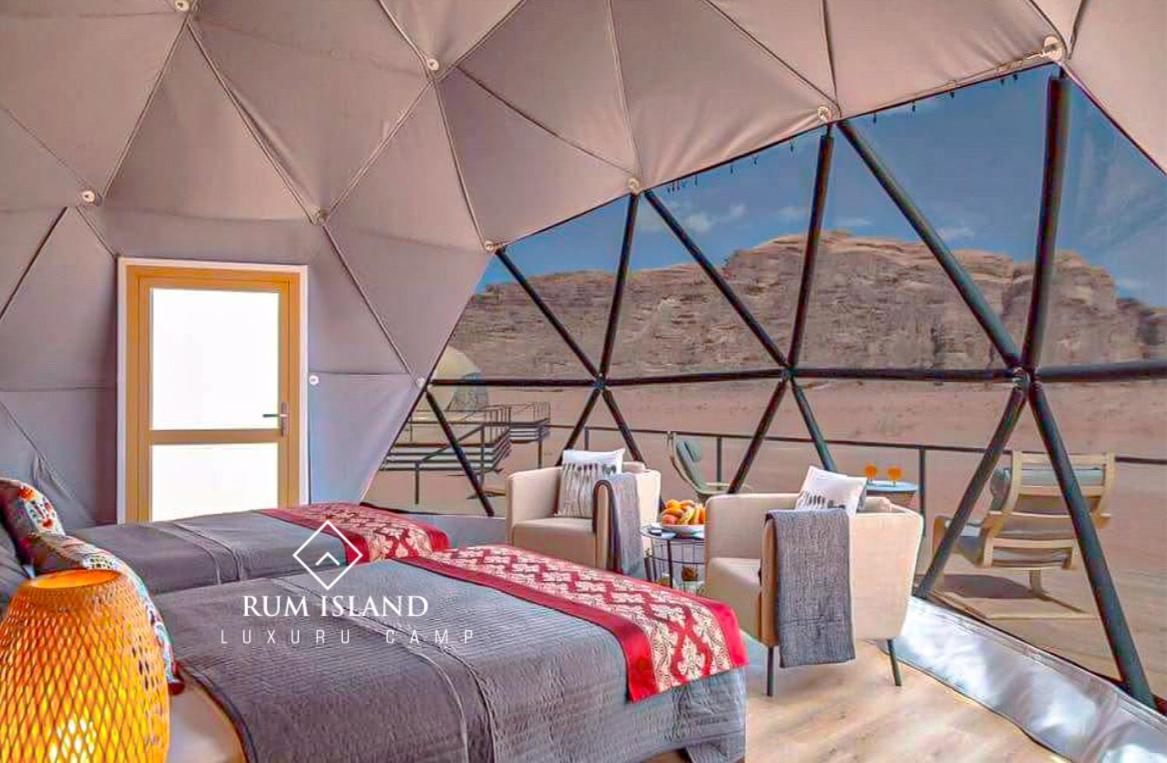 Rum Island Luxury Camp & Bubbles Hotel Wadi Rum Exterior foto