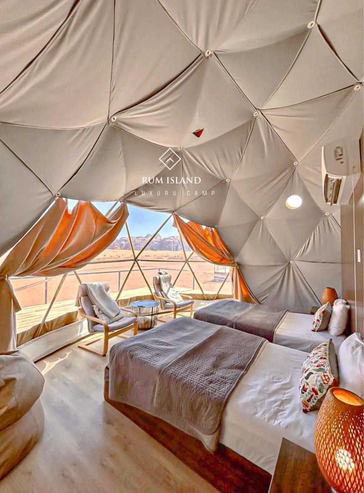 Rum Island Luxury Camp & Bubbles Hotel Wadi Rum Exterior foto